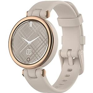 Bexido vervangingsband compatibel met Garmin Lily Band, zachte siliconen sport vrouwen accessoire armband horlogeband polsband voor Garmin Lily Smartwatch, beige (Light Sand)