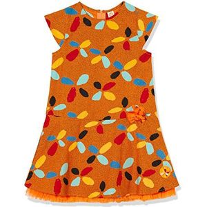 Tuc Tuc Popeline jurk, bedrukt, voor meisjes, oranje, 9 maanden, Oranje