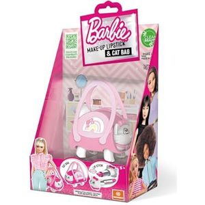 Mondo - Barbie Make-Up Cat Bag Make-upset / speelaccessoires voor poppen, 40001, meerkleurig