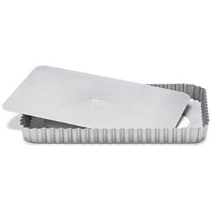 patisse 03568 - rechthoekige taartvorm - Silver-Top afneembare bodem - zilvergrijs - 32 x 22 cm