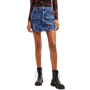 Desigual Fal_carry damesrok, Blauw