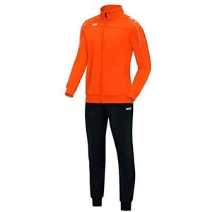 JAKO - Trainingspak polyester Classico, uniseks kind, neon-oranje, 164