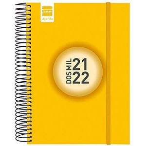 Finocam Espir Color kalender september 2021 - augustus 2022 (12 maanden), E10 - 155 x 212 (middel), geel