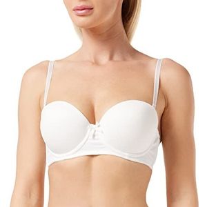 Dagi Soutien-gorge push-up à balconnet pour femme, ecru, 100B