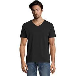 TOM TAILOR 29999 T-shirt voor heren, zwart, XXS, 2999 - Zwart