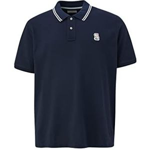 s.Oliver Poloshirt met korte mouwen voor heren, Blauw