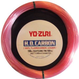 Yo-Zuri HD vislijn van fluorocarbon, roze, 13,6 kg