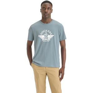 Dockers T-shirt avec logo Wing et Ancre Tourmaline, Wing & Anchor Tourmaline, M