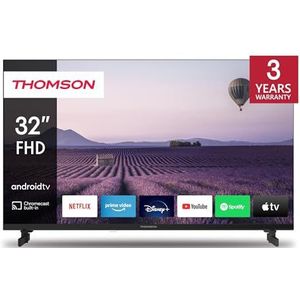 THOMSON 32 inch (80 cm) Full HD LED Smart Android TV (WLAN, HDR, Triple Tuner DVB-C/S2/T2) - 32FA2S13-2023