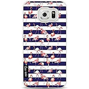 Casetastic Samsung Galaxy S6 Case TPU Slim Case Cover Cover Case Flamingo Navy Blue