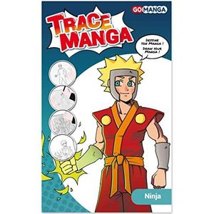 GO MANGA Ninja Trace Manga, kunststof, transparant, A4