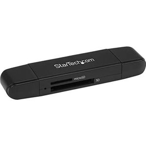 StarTech.com USB-geheugenkaartlezer - USB 3.0 SD-kaartlezer - Compact - 5Gbps - USB-kaartlezer - MicroSD USB-adapter (SDMSDRWU3AC)