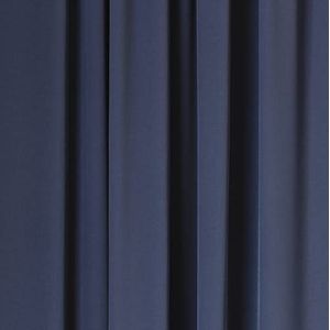 Umbra Twilight Blackout gordijnen, 132 x 160 cm, marineblauw, polyester, 2 stuks