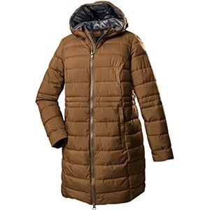 STOY parka in dons-look met capuchon, dames, bruin, 46, Bruin