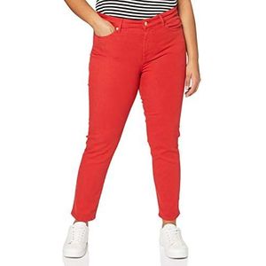 7 For All Mankind Roxanne enkelbroek voor dames, rood, W26, Rood