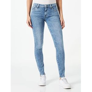 7 For All Mankind JSWZC120 vrouwen Jeans Light Blue, Regular, Lichtblauw, One Size, lichtblauw