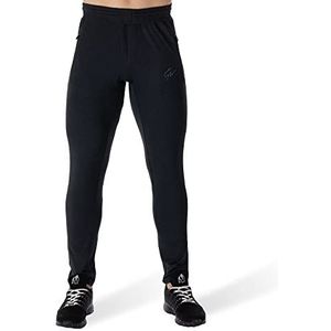 Gorilla Wear Mercury Mesh Pants - Grijs - Lichtgewicht joggingbroek met logo-opdruk, comfortabel voor sport, dagelijks gebruik, vrije tijd, training, grote maat, ademend polyester, zwart.