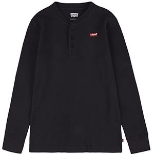 Levi's Kids LVB 8EG329 Jongens Capuchontrui met Taping Full Zip Logo zwart 4 jaar zwart 14 jaar, zwart.