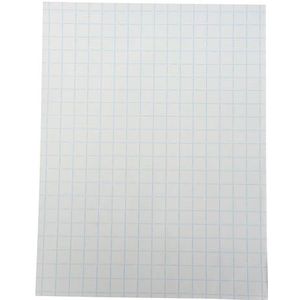 School Smart 500 vellen dubbelzijdig grafisch papier 21,6 x 27,9 cm liniaal 12,7 mm wit, 085279