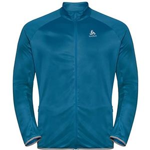 Odlo Fli Ceramiwarm fleecejack voor heren, blauw gestreept