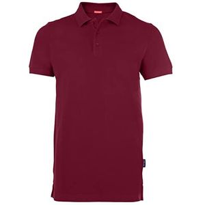 HRM T-shirt voor heren, wijnrood/bordeauxrood