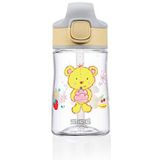 SIGG Miracle Furry Friend kinderdrinkfles (0,35 l), met één hand bedienbare drinkfles met dicht deksel, herbruikbare drinkfles van duurzaam Tritan