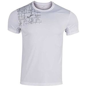Joma Elite VIII T-shirt met korte mouwen, wit, 102242.200.S