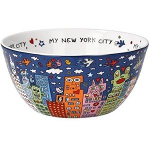 Goebel Porzellan James Rizzi My New York City Night Mueslischaal, diameter 15 cm