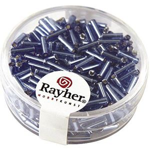 Rayher 1406508 glazen pen met zilveren inzetstuk, 7/2 mm, 15 g, blauw