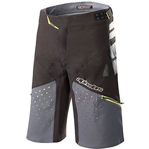 Alpinestars Drop Pro Shorts voor heren, zwart/staalgrijs