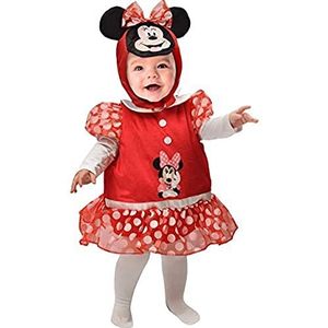 Ciao Baby Minnie kostuum Fagottino Disney, 6-12 maanden, uniseks, kinderen, rood, wit, 11255.6 - 12