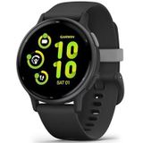 Garmin Vívoactive 5 GPS-smartwatch voor sport en gezondheid, grijs met zwarte armband