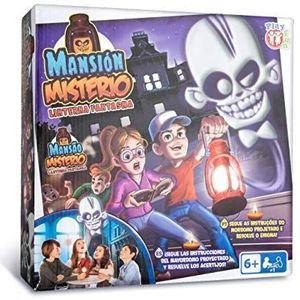 PLAY FUN BY IMC TOYS Mansion Miserio Escape Room spel met toverboek en zaklamp voor kinderen + 6 jaar