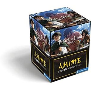 Clementoni - Attack On Titan Titan 500 stukjes volwassenen, puzzel anime, Made in Italy, meerkleurig, 35139