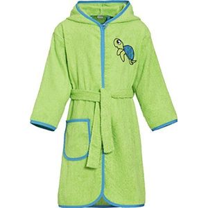 Playshoes Badstof, badjas, schildpad, slaapkamer-jurk, uniseks, kinderen, groen (groen 29)