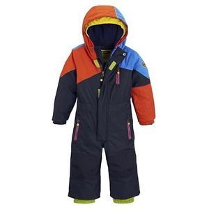 Killtec Kesley Mini Skipak voor kinderen met capuchon - waterkolom 10.000 mm - Skipak voor jongens en meisjes, donkerblauw, 98/104