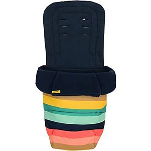 Cosatto Universele voetenzak voor kinderwagen, comfortabel, voor alle seizoenen, gewatteerd, wasbaar, met kangoeroezak voor de handen (Goody Gumdrops)