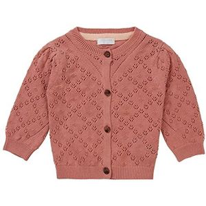 Noppies Baby North Bay Baby Meisje Vest met lange mouwen, Rose Dawn - N026, 86, Roze Dawn - N026