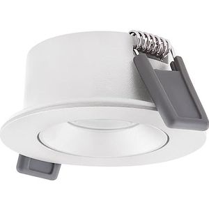 LEDVANCE Air Adjust Led-spot, aluminium, wit, 4 W, 300 lm, 36D, 927, zeer warm wit, uitsparing 68 mm, IP23, betere kleurweergave, dimbaar