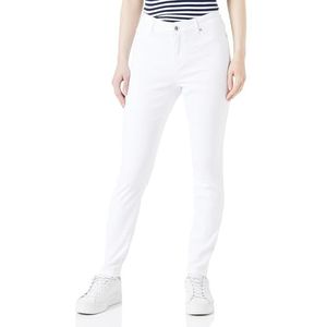 Vero Moda Vmwild Seven Mr Slim Push Up Col Pants Pantalon Blanc Brillant 30W x 30L Femme, blanc brillant, 30W / 30L