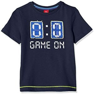 s.Oliver T-shirt korte mouwen jongens, 5798 Dark Blue, 92-98, 5798, donkerblauw