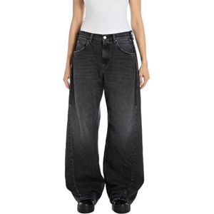 Replay Jean pour femme en denim confortable, Gris foncé (097), 27W / 32L