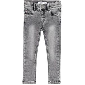 NAME IT Jean coupe skinny pour fille, Gris clair denim, 110