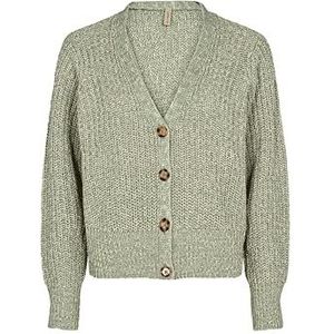 SOYACONCEPT Cardigan pour femme, Melan vert mousse, XXL