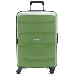 BIBA Carri G CR20 Reiskoffer type trolley, trolleygreep, ritssluiting, PP polypropyleen, Groen