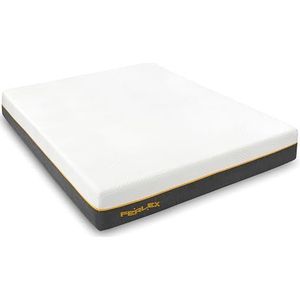 Ferlex - Matelas viscoélastique 90x190 memoire de Forme - Hauteur 24 cm - Multicouche - Haute fermeté - Housse Lavable