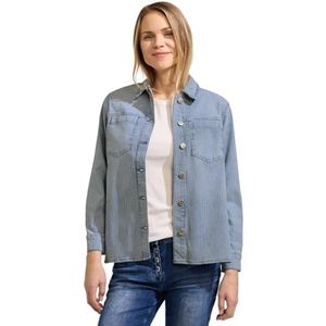 Cecil Veste en jean pour femme, Mid Blue Wash., XL