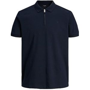 Bestseller AS Jprblascott Zip Ss Polo Sn Shirt Homme, Blazer bleu marine., S