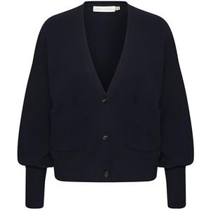 InWear Tenleyiw Ino-Shape Cardigan Sweater Femme, Marine Blue, L