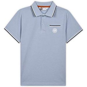 ROLAND GARROS Poloshirt van katoen, piqué voor jongens, lichtblauw